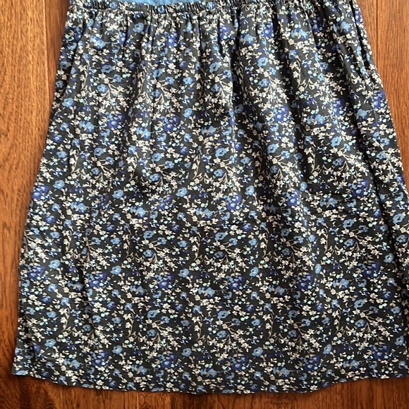 Blue Floral Sleeveless Dress Size M - Picture 4 of 6